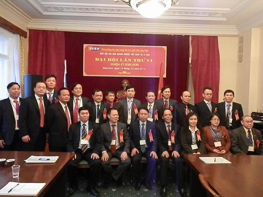 Hiệp hội các nhà doanh nghiệp Việt Nam tại Nga tổng kết hoạt động và tổ chức đại hội